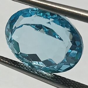 Authentic Certified Blue Topaz Stone Natural & Original Stone- 9.60 carat - Image 3