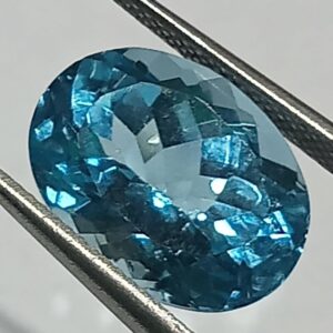 Authentic Certified Blue Topaz Stone Natural & Original Stone- 11.13 carat - Image 1