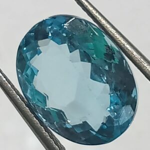 Authentic Certified Blue Topaz Stone Natural & Original Stone- 9.31 carat - Image 1