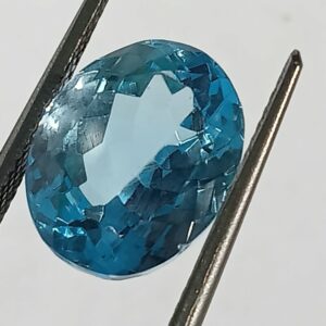 Authentic Certified Blue Topaz Stone Natural & Original Stone- 10.60 carat - Image 2