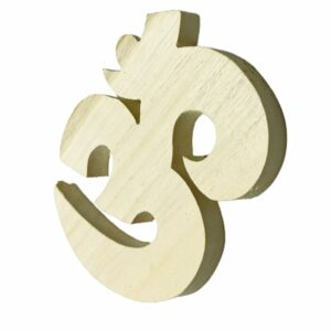 Mantrit (Energized) Authentic Shriparni Wooden ॐ  Om (Aum) - Image 3