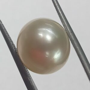 Mantrit (Energized) Authentic South Sea Pearl (Moti) Stone 11.12 Carat & Certified - Image 1