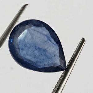 Mantrit (Energized) Blue Sapphire Pear Shape (Neelam Stone) Lab-Certified 4.25 Carat - Image 2