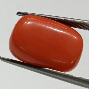 Mantrit (Energized) Authentic Original Red Coral Stone With Lab-Certified 12.47 Carat - Image 3