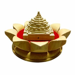 Mantrit (Energized) Shriparni shreeyantra 2 Inch & Singhasan 3 Inch - Combo - Image 1