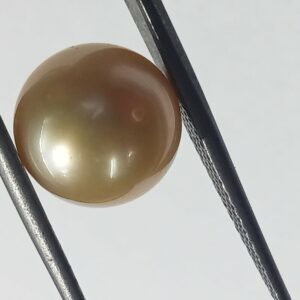 Mantrit (Energized) Natural Yellow (Golden) Pearl (Moti) Stone - 8.03 Carat - Image 2