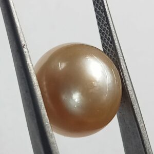 Mantrit (Energized) Natural Yellow (Golden) Pearl (Moti) Stone - 8.95 Carat - Image 1