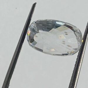 Mantrit (Energized) White Zircon Transparent Stone & Lab Certified 9.79 Carat - Image 1