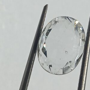 Mantrit (Energized) White Zircon Transparent Stone & Lab Certified 5.97 Carat - Image 1