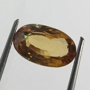 Mantrit (Energized) Yellow Zircon Transparent Stone & Lab Certified 5.68 Carat - Image 2