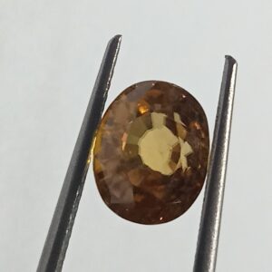 Mantrit (Energized) Yellow Zircon Transparent Stone & Lab Certified 5.00 Carat - Image 2