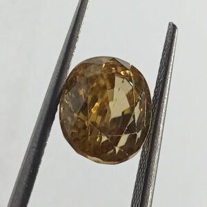 Mantrit (Energized) Yellow Zircon Transparent Stone & Lab Certified 6.80 Carat - Image 2