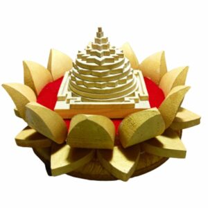 Mantrit (Energized) Shriparni shreeyantra 3 Inch & Singhasan 4 Inch - Combo - Image 1