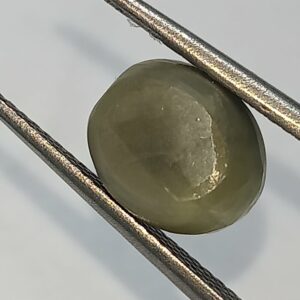 Mantrit (Energized) Cat’s Eye Stone (Lehsunia) & Lab- Certified Gemstone – 5.95 Carat - Image 3