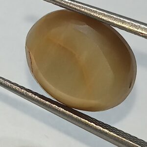 Mantrit (Energized) Cat’s Eye Stone (Lehsunia) & Lab- Certified Gemstone – 6.76 Carat - Image 2