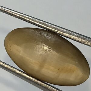 Mantrit (Energized) Cat’s Eye Stone (Lehsunia) & Lab- Certified Gemstone – 6.94 Carat - Image 2
