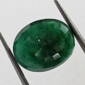 Mantrit (Energized) Panna Stone (Emerald) With Lab Certified - 7.71 Carat - Image 1