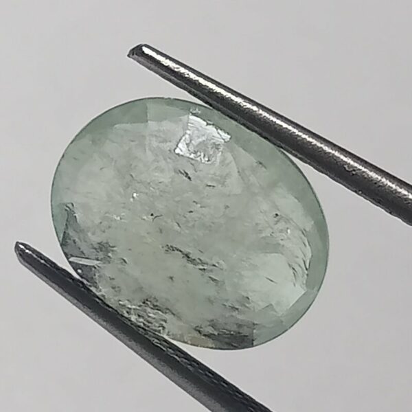 Abhimantrit Russian Panna Stone Emerald With Lab Certified 5.11 Carat