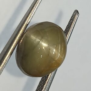 Mantrit (Energized) Cat’s Eye Stone (Lehsunia) & Lab- Certified Gemstone – 5.64 Carat - Image 2