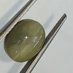 Mantrit (Energized) Cat’s Eye Stone (Lehsunia) & Lab- Certified Gemstone – 5.95 Carat - Image 2