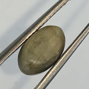 Mantrit (Energized) Cat’s Eye Stone (Lehsunia) & Lab- Certified Gemstone – 5.31 Carat - Image 2
