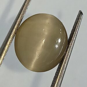 Mantrit (Energized) Cat’s Eye Stone (Lehsunia) & Lab- Certified Gemstone – 5.18 Carat - Image 3