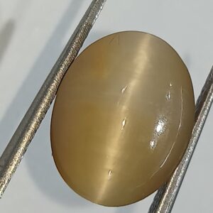 Mantrit (Energized) Cat’s Eye Stone (Lehsunia) & Lab- Certified Gemstone – 6.76 Carat - Image 3