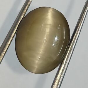 Mantrit (Energized) Cat’s Eye Stone (Lehsunia) & Lab- Certified Gemstone – 7.10 Carat - Image 3
