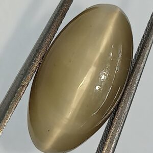 Mantrit (Energized) Cat’s Eye Stone (Lehsunia) & Lab- Certified Gemstone – 6.94 Carat - Image 3