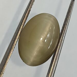 Mantrit (Energized) Cat’s Eye Stone (Lehsunia) & Lab- Certified Gemstone – 6.49 Carat - Image 2