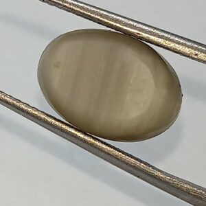 Mantrit (Energized) Cat’s Eye Stone (Lehsunia) & Lab- Certified Gemstone – 6.49 Carat - Image 3