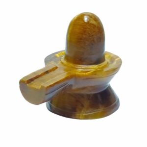 Natural Tiger Eye Shivling Mantrit (Energized) & Certified 100 Gram - Image 2