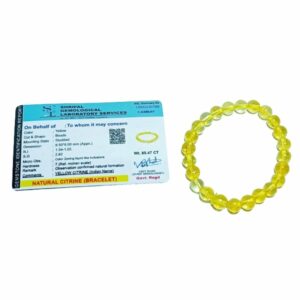 Mantrit (Energized) Yellow Citrine Bracelet Certified – Stylish & Unique - Image 2