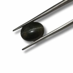 Mantrit (Energized) Cat’s Eye Stone (Lehsunia) Smoky Black Colour Gemstone – 6.40 Carat - Image 2