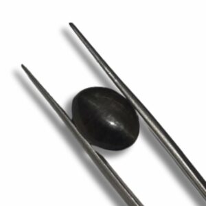 Mantrit (Energized) Cat’s Eye Stone (Lehsunia) Smoky Black Colour Gemstone – 6.30 Carat - Image 2