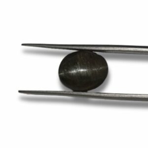 Mantrit (Energized) Cat’s Eye Stone (Lehsunia) Smoky Black Colour Gemstone – 6.60 Carat - Image 3