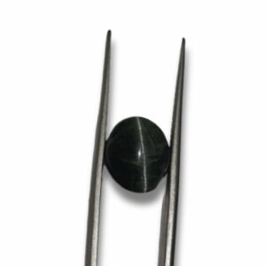 Mantrit (Energized) Cat’s Eye Stone (Lehsunia) Smoky Black Colour Gemstone – 5.50 Carat - Image 3