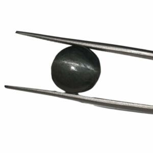 Mantrit (Energized) Cat’s Eye Stone (Lehsunia) Smoky Black Colour Gemstone – 7.00 Carat - Image 3