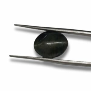 Mantrit (Energized) Cat’s Eye Stone (Lehsunia) Smoky Black Colour Gemstone – 9.30 Carat - Image 3