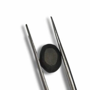 Mantrit (Energized) Cat’s Eye Stone (Lehsunia) Smoky Black Colour Gemstone – 6.30 Carat - Image 3