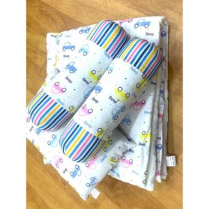 Colourfull Car Partten Baby Comforter Set 4 Piece - Image 2