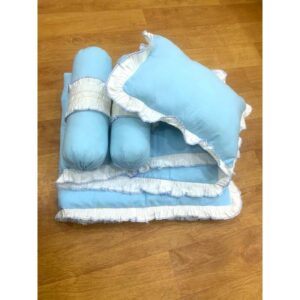 Plain Colour Baby Comforter Set 4 Piece - Image 2