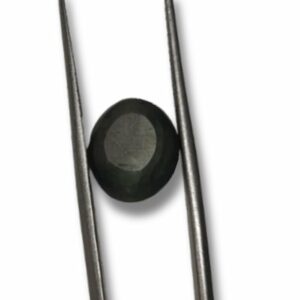 Mantrit (Energized) Cat’s Eye Stone (Lehsunia) Smoky Black Colour Gemstone – 5.50 Carat - Image 2