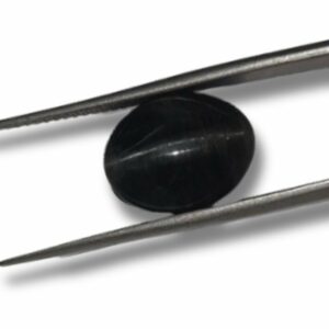 Mantrit (Energized) Cat’s Eye Stone (Lehsunia) Smoky Black Colour Gemstone – 9.15 Carat - Image 3