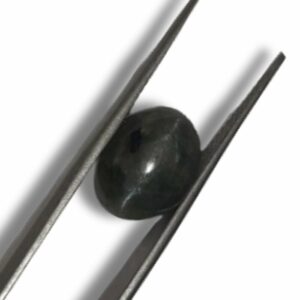 Mantrit (Energized) Cat’s Eye Stone (Lehsunia) Smoky Black Colour Gemstone – 5.90 Carat - Image 2