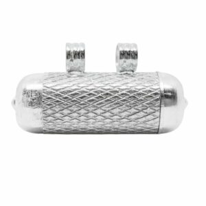 Mantrit (Energized) Natural Mukta Mani / Ketu Mani in Tabiz (Silver Locket) - Image 5