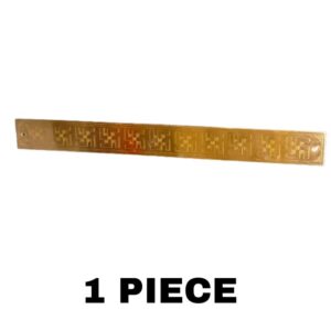 Mantrit (Energized) GOLDEN COPPER SWASTIK STRIP / SCALE / PATI For Vastu, Wealth and Prosperity - 30 cm - Image 4