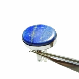 Original, Authentic Adjustable Lapis Stone Ring - Lab Certified With Mantrit (Energized) - Image 2