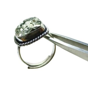 Mantrit (Energized) Original Adjustable Pyrite Ring With Authentic Lab Certified - Image 2