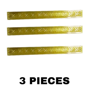 Mantrit (Energized) GOLDEN COPPER SWASTIK STRIP / SCALE / PATI For Vastu, Wealth and Prosperity - 30 cm - Image 2